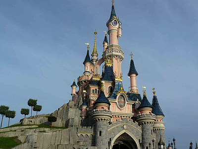 Disney, Paris, Disney-Schloss, Schloss, Cinderella, Magie