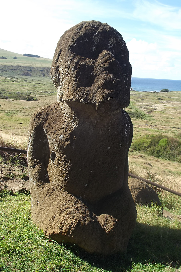 rapa nui, Moai, Čile, Megalith, Sochy Moai, spiritualita, Staroveké