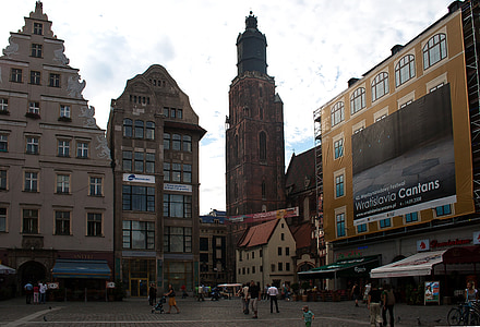 Wroclaw, Silèsia, Wrocław, mercat