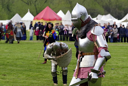 cavaller, Cavalleria, armadura, l'edat mitjana, Batalla de, espasa, lluita