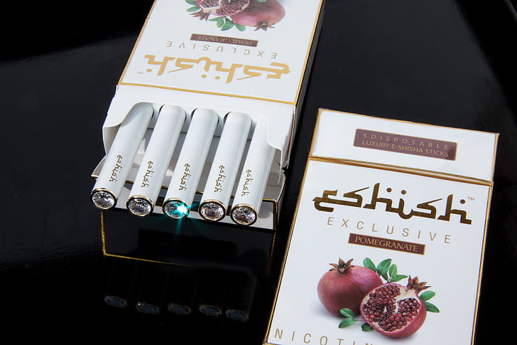 Shisha, cigaretes, Arābu, augļu aromātu, elektronisko, luksus, grezns