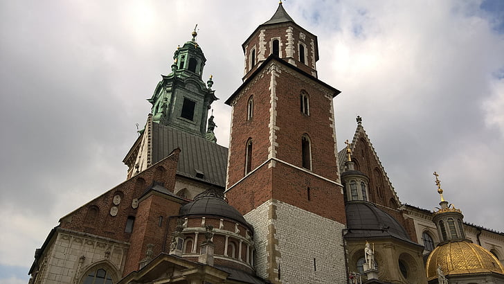 Wawel, Krakova, Tower, Castle, Puola, muistomerkki, arkkitehtuuri