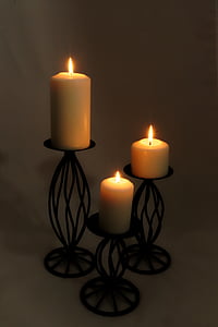 sveča, plamen, ogenj, svetlobe, gorijo, svečo vosek, ob svečah