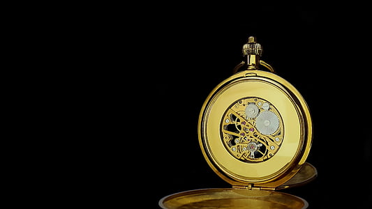pocket watch, time, clock, time of, old, hours, clock face