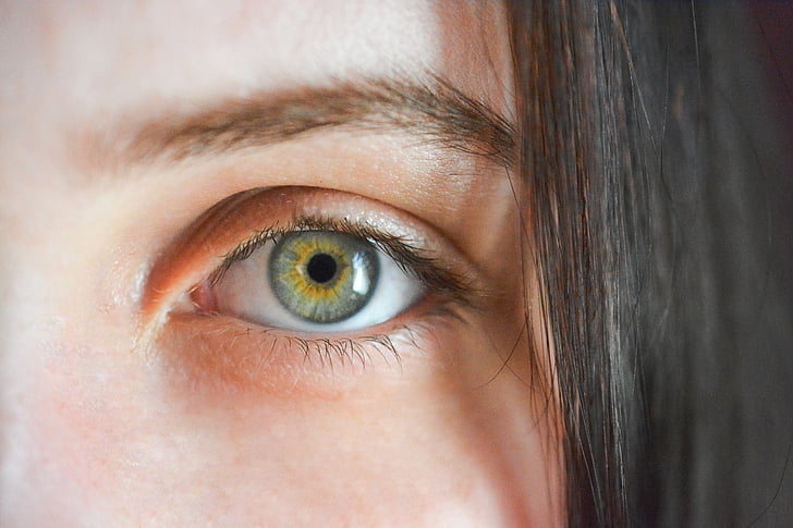 eye, iris, algae, macro, blur, natural, girl