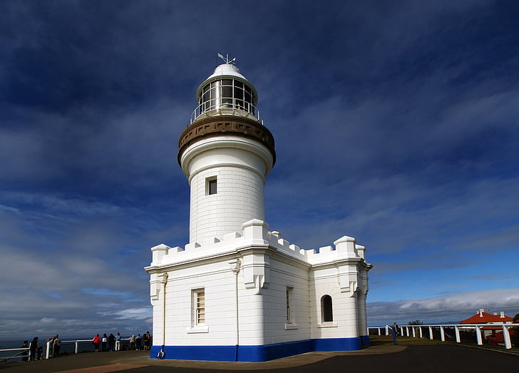 Cape byron lighthouse, Ocean, lys, kyst, Advarsel, navigation, Australien