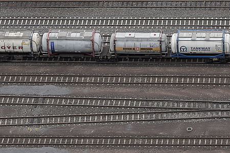 gleise, railway tracks, train, wagon, seemed, rail traffic, track bed