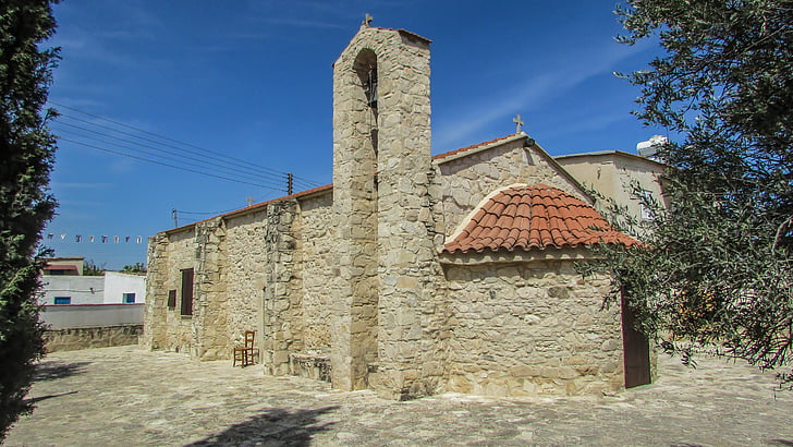 Chypre, Troulli, Ayia marina, Église, orthodoxe, architecture, religion