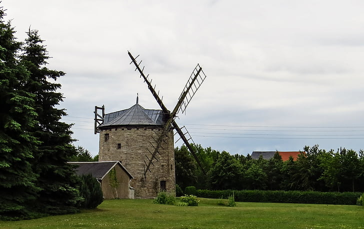 windmolen, oude, antieke, nostalgie, molen, windräder