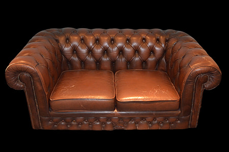 seat, leather seat, armchair, brown seat, bench
