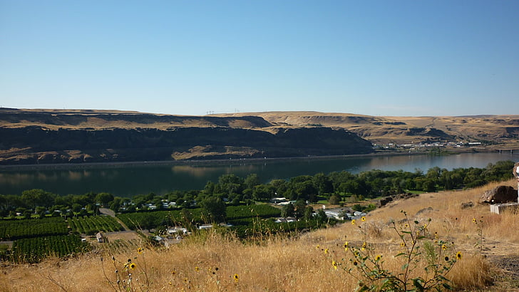 gorge, landscape, scenic, countryside, washington, usa