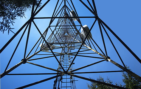 Torre de celular, mastro móvel, Torre de microondas, antena