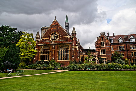 Hammerton koledža, Cambridge, UK, vecais, tradicionālā, ekskursijas, izglītība