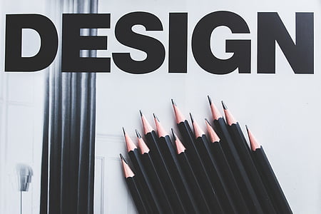 design, poster, pencils, single, word, close-up, variation