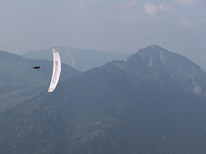 Volaris skärmflygning, centrala Schweiz, Schweiz, Tandem flyg, skärmflygning