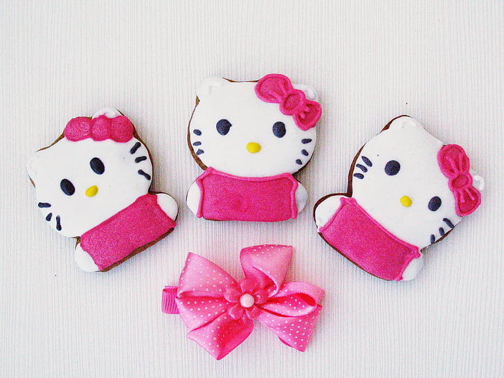 gingerbread, holiday, gift, easter, clearance, drawing, hello kitty