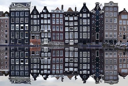 阿姆斯特丹, 欧洲, 步行, 度假, 电视频道, 假日, 荷兰