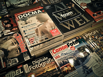 magazines, read, magazine, newspaper, press, folders, journalism