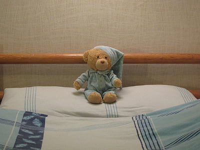 Тедді, плюшевий ведмедик, діти, Симпатичний, м'яка іграшка, в приміщенні, іграшку