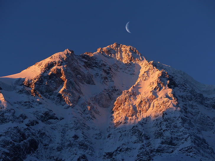 solda, invierno de Ortler, nieve, el Tyrol del sur, montaña, naturaleza, pico de la montaña