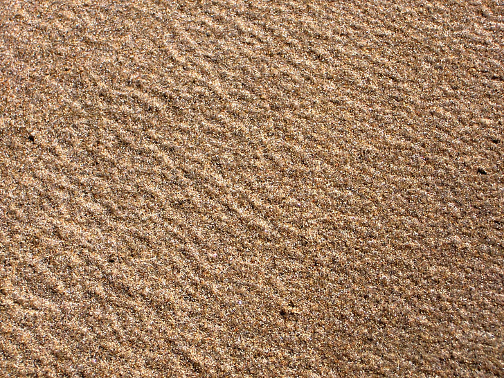 arena, playas, las tierras de, marrón, pequeña, partículas, marrón claro
