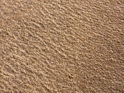 sandstranden, strender, land, brun, liten, partikler, lys brun