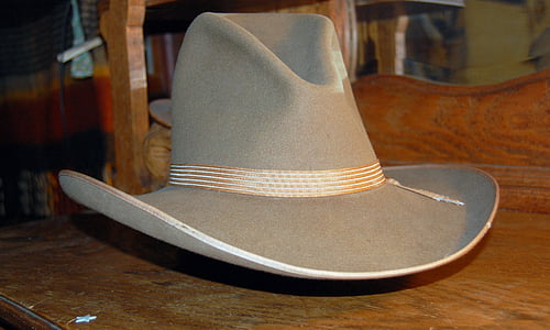 kaubojaus skrybėlę, Stetson, derlius, Vakarų, tradicinis, Vakarų, Amerikos