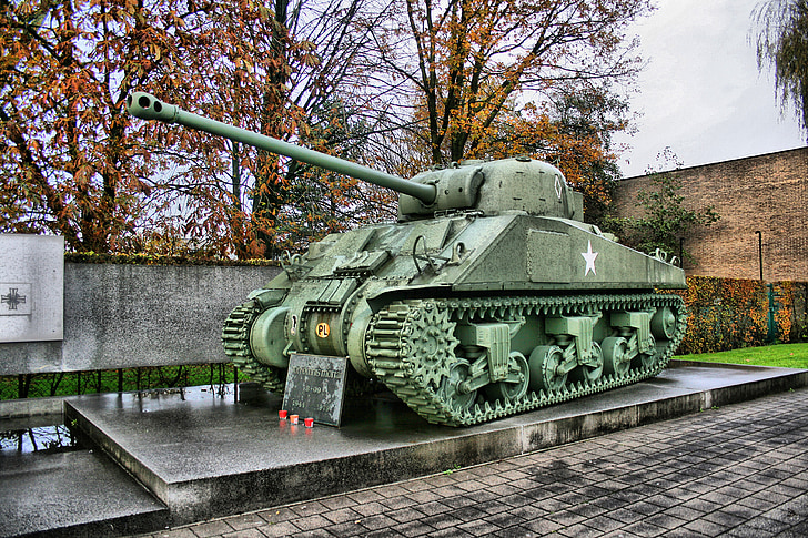 резервоар, Паметник, оръжие, Canon, скулптура, Европа, Втората световна война