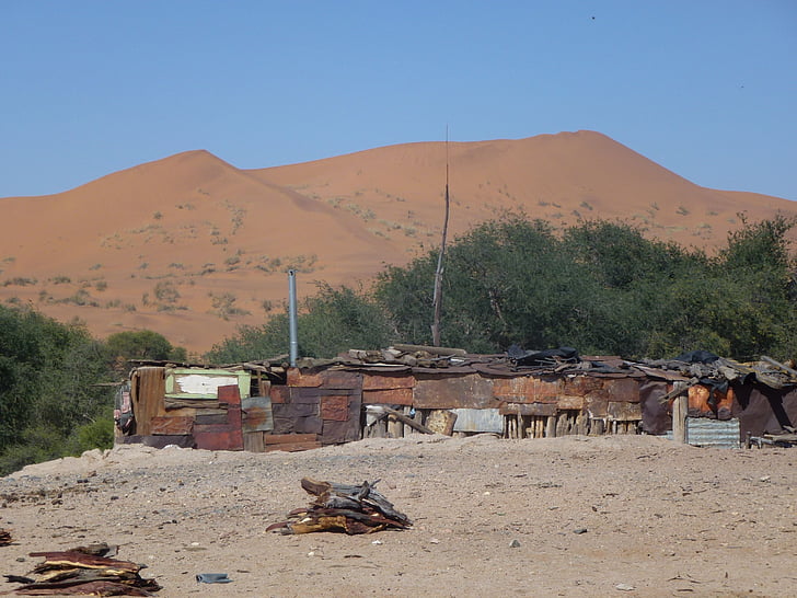 landskap, Namibia, resor