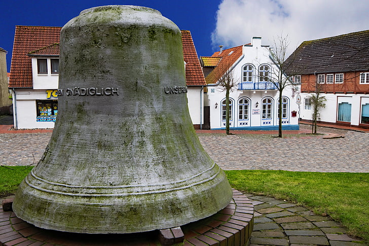 Meldorf, Dithmarschen, Mecklenburg, Alemania, Dom, campana, campana de la iglesia