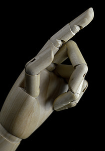 ръка, пръст, посочете, дървен материал, дървени, съвет, играчка