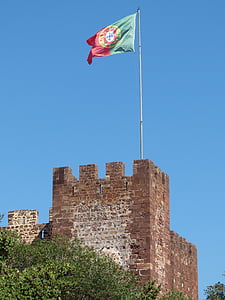Algarve, Urlaub, Urlaub, Portugal, Silves, Schloss, Festung