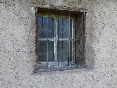 window, window grilles, historically, leave, grate, old building, cottage