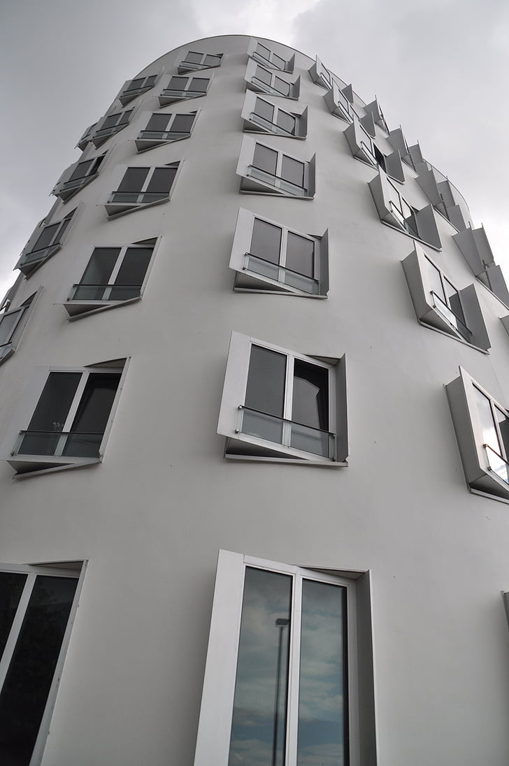 architecture, window, facade, building, gehry