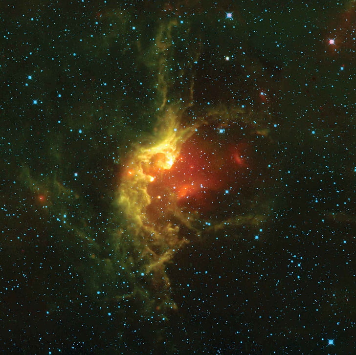 wizard nebula, space, stars, universe, ngc 7380, open cluster, h viii