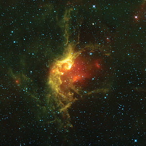 Nebulosa de asistente, espacio, estrellas, universo, NGC 7380, Abra el racimo, h viii