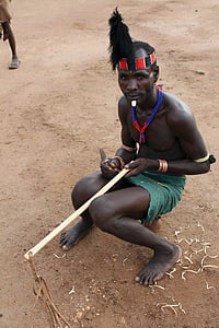 savaşçı, Hamar, Etiyopya, Afrika, Afrika'da bir halk
