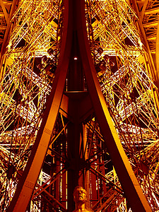 Paris, Torre Eiffel, locais de interesse, exposição do século, França, feira mundial, noite