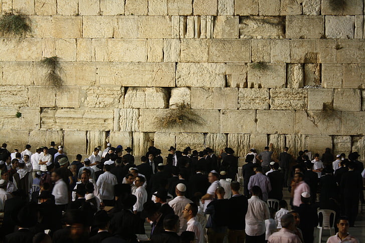 zahodnem zidu, Izrael, molitev, Jeruzalem, judovstvo, Sveti, starodavne