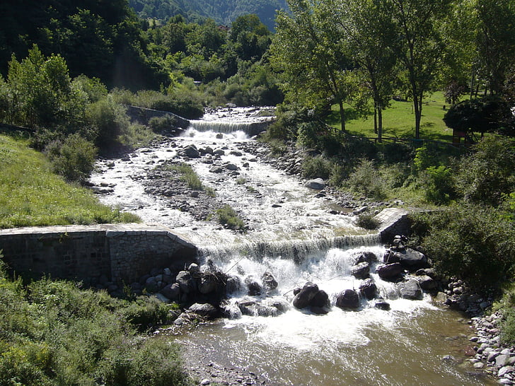 water, torrent, river, nature, waterfall, stream, landscape