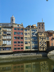 Girona, staden, arkitektur, historia, byggnader, Europa