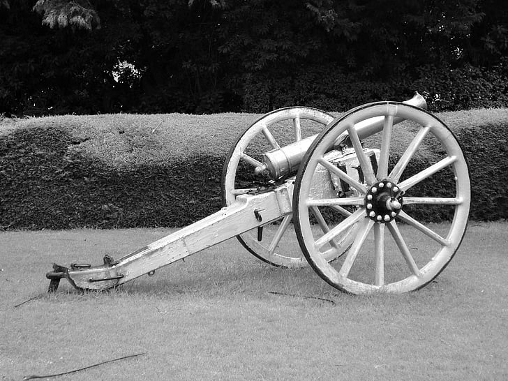 cannon, war, military, history, vintage, antique