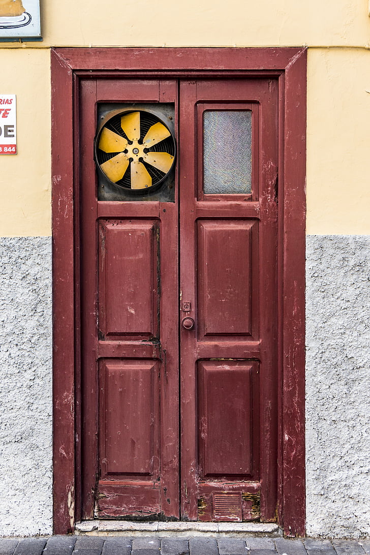 deur, doel, oude deur, hout, de ingang van het huis, input, voordeur