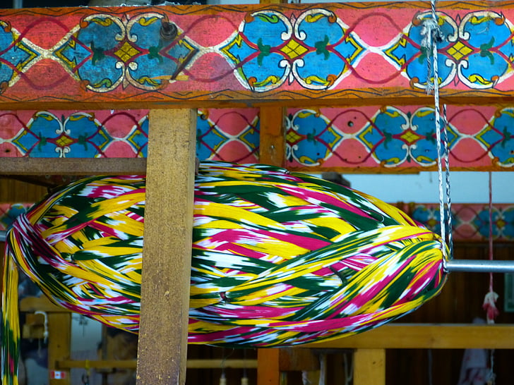 silk factory, web framework, silk, colorful, pattern, weave, substances