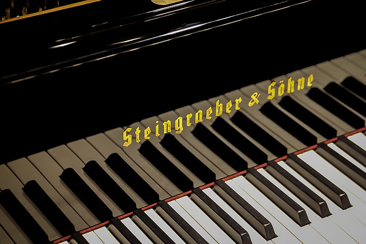 piano, nástroj, kľúče, Hudba, piano klávesnicu