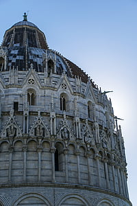 Pisa, kupolveida, Itālija, baznīca, arhitektūra, katedrālē, slavena vieta