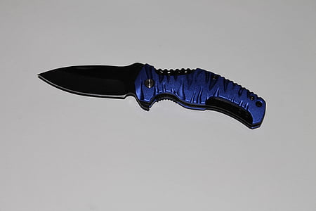 coltello, Sharp, coltello da tasca, metallo, un coltello in mano