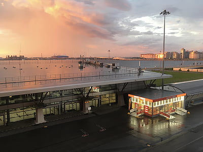 Sankt petersburg, Rússia, la terminal de creuers, deure, memòria, botiga, terminal de creuers