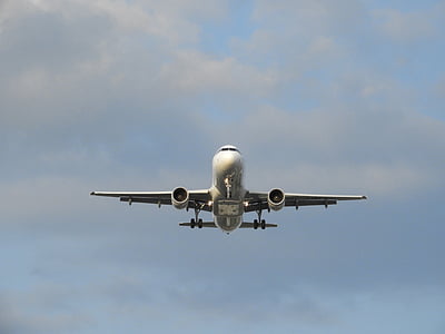 fly, landing, lufthavn, Hannover, maskine, jord, flyer