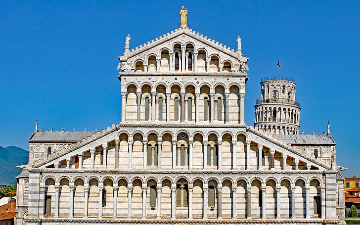 Pisa, Katedrala, Katedrala, Italija, arhitektura, Crkva, talijanski